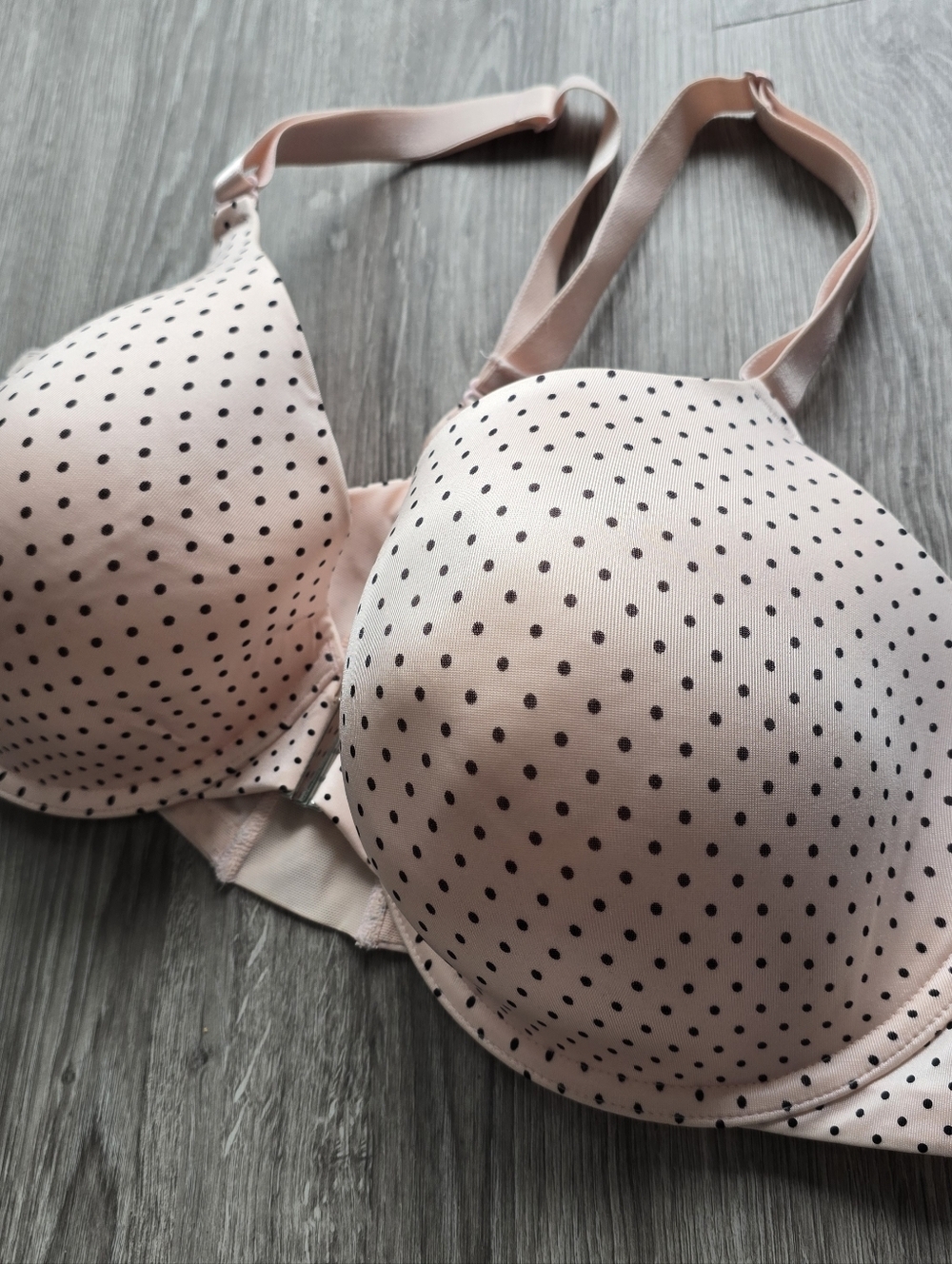 VOGLO Angela 42DDD Polka Dot Bra Front Close Racerback